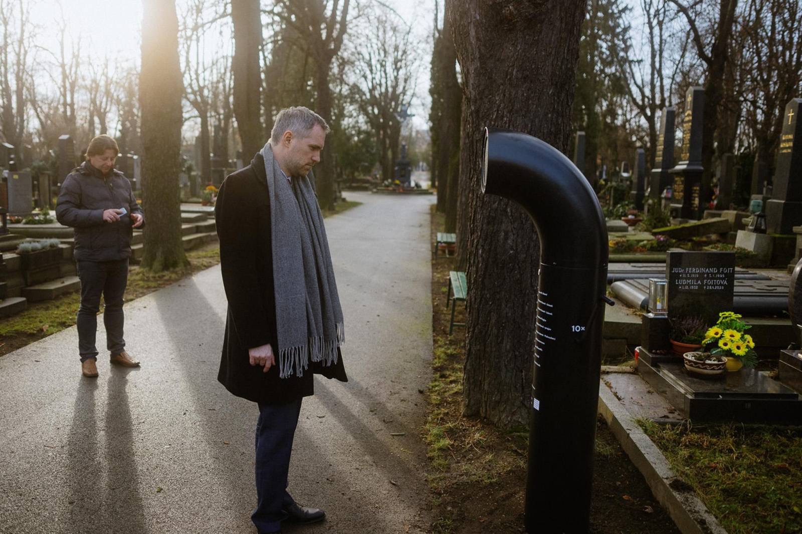 Fotografie 7 projektu Vinohradský hřbitov - Havlovský Poesiomat